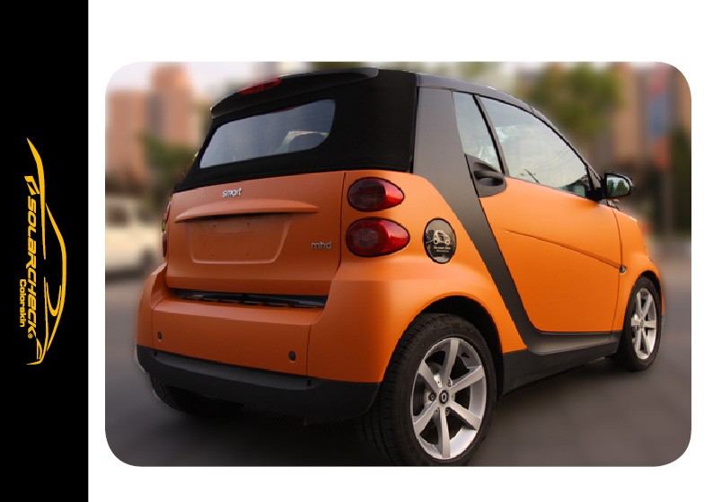 Arancione + nero opaco