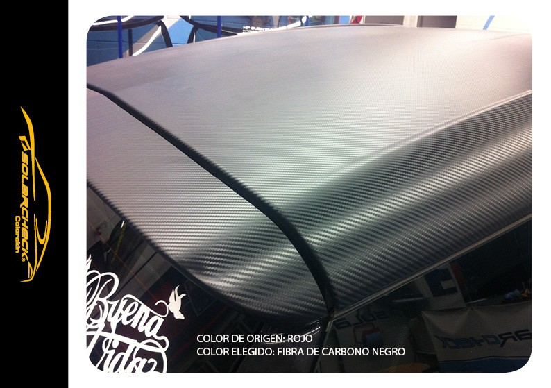 fibra di carbonio nero