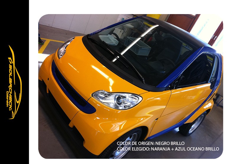 Colore: arancione + oceano azzurro